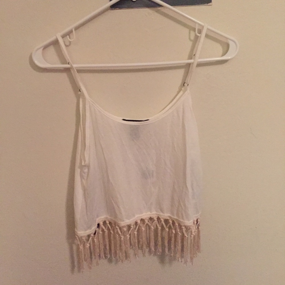 Cream Knit Top